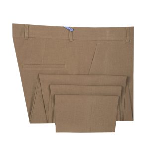 شلوار پارچه ای بزیاق راسته مردانه - 54, کرمی, رگولار فیت(راسته), پارچه ای بزیاق