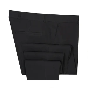 شلوار مردانه کرپ مازراتی 3193 - 48, black, کرپ مازراتی, رگولار فیت(راسته)