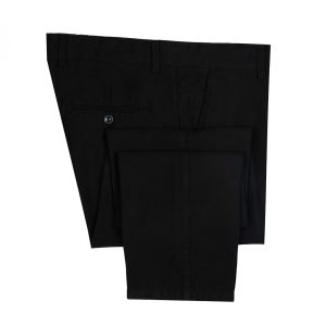 شلوار کتان مردانه راسته 2152 - 42, black, کتان وارداتی, رگولار فیت(راسته)