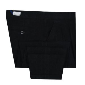 شلوار کنفی دوپیلی مردانه 3190 - 48, black, کنفی, رگولار فیت(راسته)