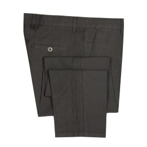 شلوار کتان مردانه راسته 2152 - 50, سبز تیره, کتان وارداتی, رگولار فیت(راسته)
