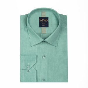 پیراهن فلورا تایلندی مردانه - 2XL, سبز, پارچه فلورای تایلندی, قاپک افسری, آستین بلند, یقه کراواتی