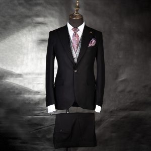 کت شلوار مردانه 1180 - 50, black, رگولار فیت(راسته), بلیزر