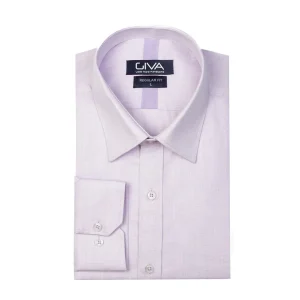پیراهن فلورای ترک یقه کراواتی قاپک افسری - 2XL, یاسی, پارچه فلورای ترک, یقه کراواتی, قاپک افسری, آستین بلند
