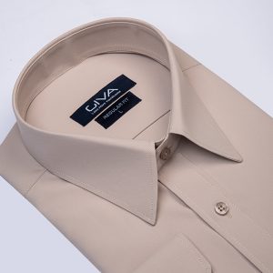 پیراهن دوشین یقه خرگوشی مردانه - XL, کرمی, دوشین, یقه خرگوشی, آستین بلند