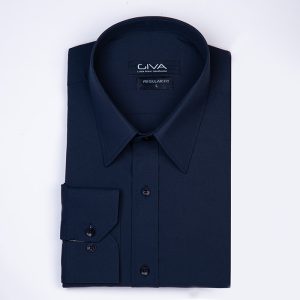 پیراهن دوشین یقه خرگوشی مردانه - 2XL, سرمه ای, دوشین, یقه خرگوشی, آستین بلند